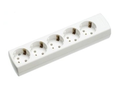Tafelcontactdoos RA 5V langwerpig wit