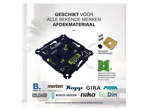 LED dimmer 0-150W EcoDim fase afsnijding