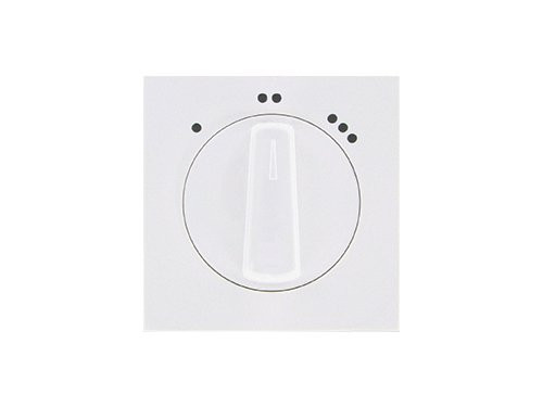 Foto van Kopp HK07 PURE mat wit afdekplaat+knop 3-standen schakelaar Kopp HK07 PURE mat wit afdekplaat+knop 3-standen schakelaar