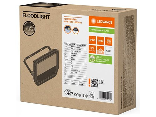 Foto van LED Bouwlamp 41W 4000K zwart LED Bouwlamp 41W 4000K zwart