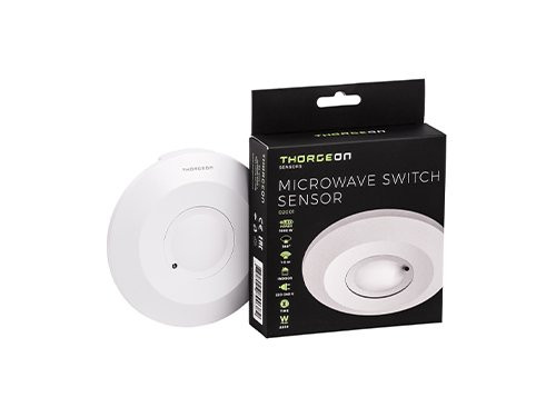 Foto van Radar HF bewegingssensor opbouw plafond 360 graden wit Radar HF bewegingssensor opbouw plafond 360 graden wit