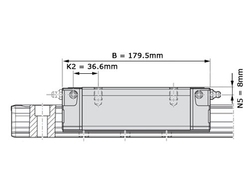Foto van Bosch Rexroth Rollenwagen Koolstofstaal RWD-045-SLS-C2-H-2 Bosch Rexroth Rollenwagen Koolstofstaal RWD-045-SLS-C2-H-2