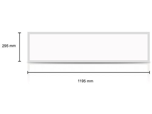 LED backlit paneel wit 120x30cm 40W 4000Lm RGB-CCT dimbaar
