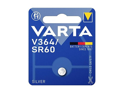 Foto van Varta 364 knoopcel batterij SR60 blister(1) Varta 364 knoopcel batterij SR60 blister(1)