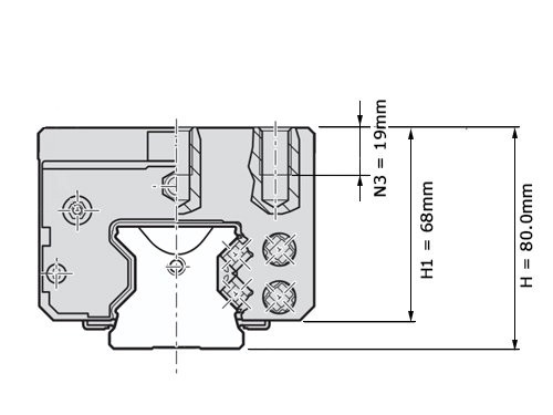 Bosch Rexroth Rollenwagen Koolstofstaal RWD-055-SNH-C3-P-2