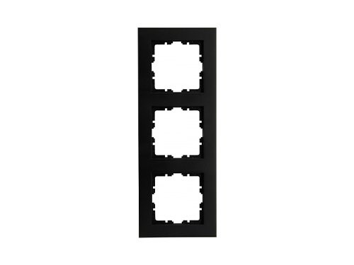 Foto van Kopp HK07 PURE mat zwart 3 voudig afdekraam Kopp HK07 PURE mat zwart 3 voudig afdekraam