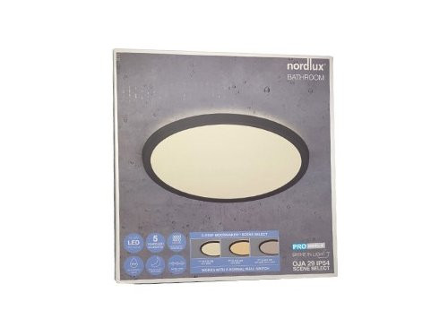 Foto van LED Plafonniere Oja 29 zwart 15W 3000K/4000K 29cm LED Plafonniere Oja 29 zwart 15W 3000K/4000K 29cm