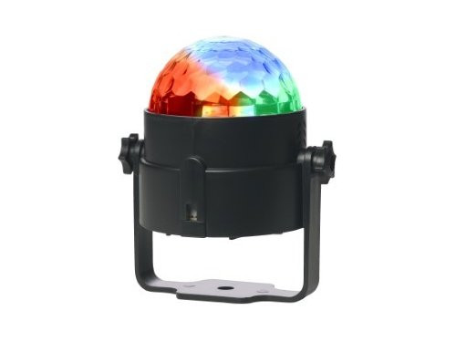 LED Partybol disco 4W 7 functies +ab zwart