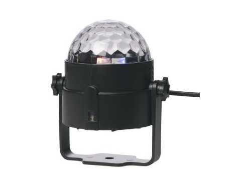 LED Partybol disco 4W 7 functies +ab zwart