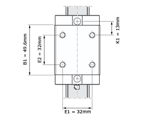 Foto van Bosch Rexroth Kogelwagen Koolstofstaal KWC-020-SNN-C0-H-2 Zonder Kogelketting Bosch Rexroth Kogelwagen Koolstofstaal KWC-020-SNN-C0-H-2 Zonder Kogelketting