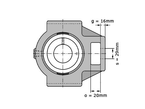 Foto van INA Lagerblok Span TTUE45 (45mm) INA Lagerblok Span TTUE45 (45mm)