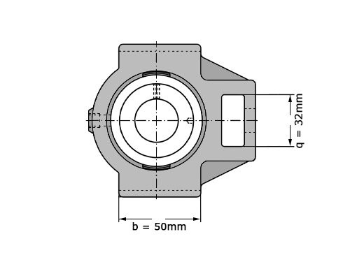 Foto van INA Lagerblok Span PTUEY20 (20mm) INA Lagerblok Span PTUEY20 (20mm)