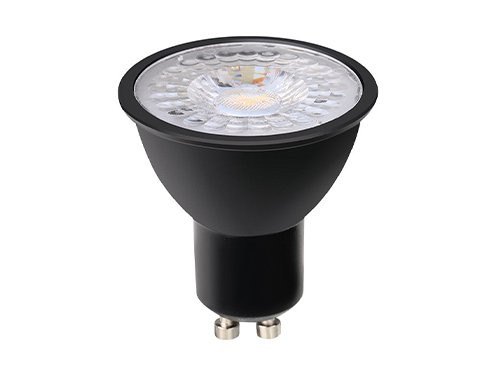 LED spot GU10 230V 3-35W 60gr zwart 4000K dimbaar
