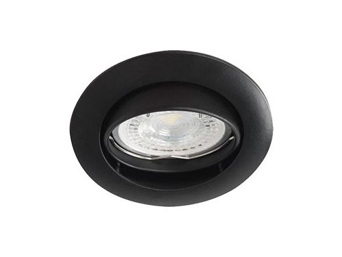 Foto van Inbouwspot 50mm verstelbaar zwart Inbouwspot 50mm verstelbaar zwart