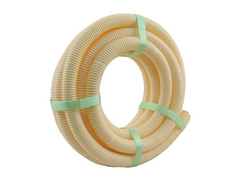 Foto van Installatiebuis PVC flexibel 5/8 (16mm) creme 20m Installatiebuis PVC flexibel 5/8 (16mm) creme 20m