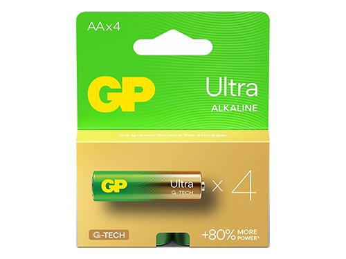 Foto van GP Ultra Alkaline batterij AA blister(4) GP Ultra Alkaline batterij AA blister(4)