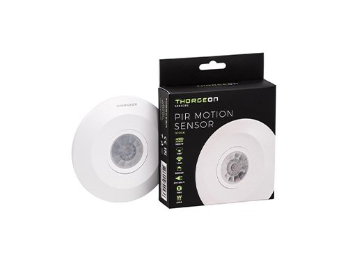 Foto van Bewegingsmelder IR opbouw plafond 360 graden plat wit Bewegingsmelder IR opbouw plafond 360 graden plat wit