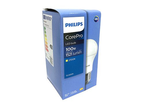 Philips LED GLS E27 13-100W 2700K mat
