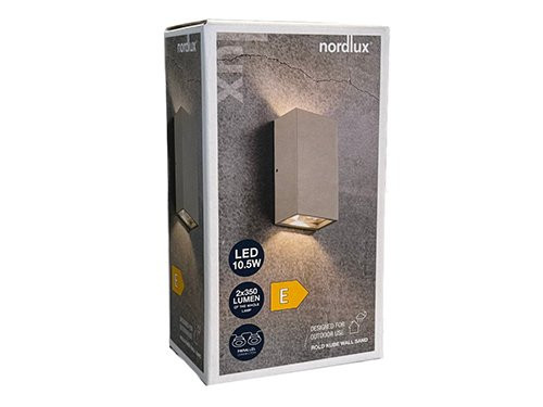 Foto van LED Wandlamp Rold plat zandkleur 10,5W 3000K IP54 LED Wandlamp Rold plat zandkleur 10,5W 3000K IP54