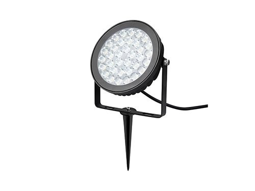 Foto van RGB-CCT LED tuinspot IP65 25W rond zwart RGB-CCT LED tuinspot IP65 25W rond zwart