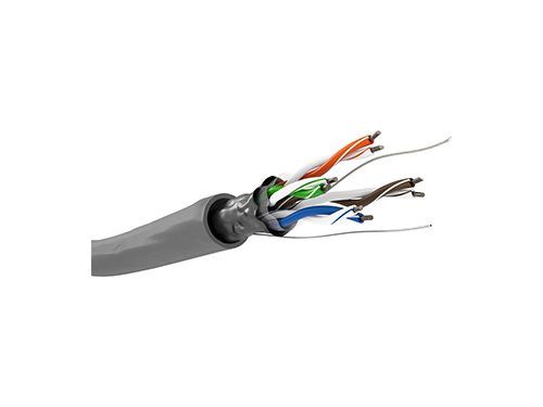 UTP CAT5E 4x2 AWG24 100m grijs massief