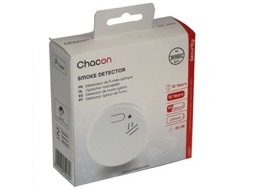 Foto van Optische rookmelder + lithium batterij 10 jaar Optische rookmelder + lithium batterij 10 jaar