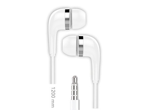 Oordopjes stereo 3,5mm jack wit