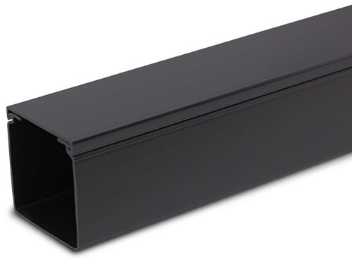 Foto van Canalit M5 kabelgoot 60x60mm 2m zwart Canalit M5 kabelgoot 60x60mm 2m zwart