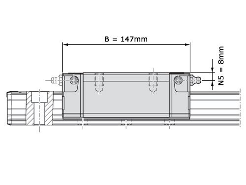 Foto van Bosch Rexroth Rollenwagen Koolstofstaal RWD-045-SNS-C3-S-2 Bosch Rexroth Rollenwagen Koolstofstaal RWD-045-SNS-C3-S-2