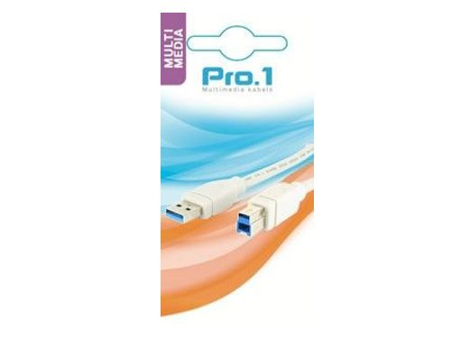 USB 3.0 A male naar B male 1,8m