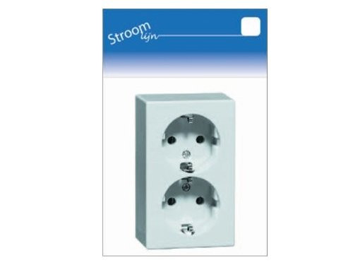 PEHA LW opbouw stopcontact wcd RA dubbel