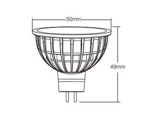 Foto van RGB-CCT LED MR16 4W RF 2.4G GU5.3 12V RGB-CCT LED MR16 4W RF 2.4G GU5.3 12V