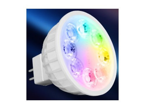 Foto van RGB-CCT LED MR16 4W RF 2.4G GU5.3 12V RGB-CCT LED MR16 4W RF 2.4G GU5.3 12V