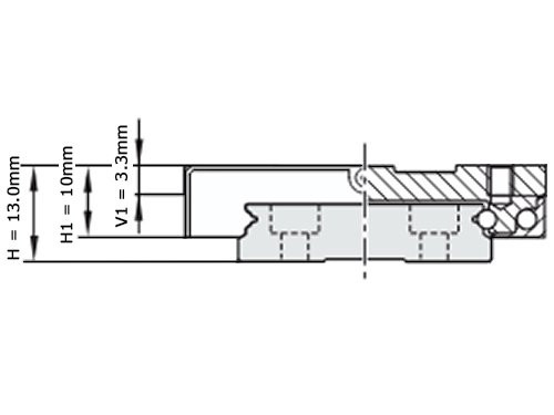 Foto van Bosch Rexroth Miniatuurwagen Resist NRII MWA-012-SNS-C0-H-3 Zonder Kogelketting - N Bosch Rexroth Miniatuurwagen Resist NRII MWA-012-SNS-C0-H-3 Zonder Kogelketting - N