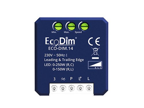 Foto van LED dimmer element 0-250W EcoDim universeel LED dimmer element 0-250W EcoDim universeel