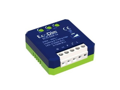 Foto van LED dimmer element 0-250W EcoDim universeel LED dimmer element 0-250W EcoDim universeel