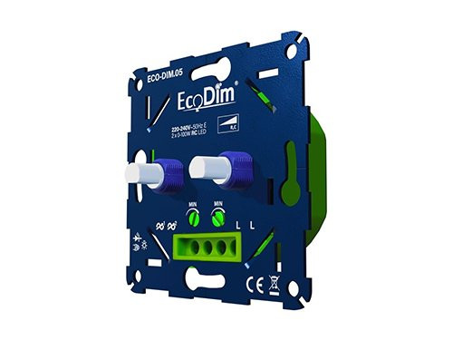 Foto van LED dimmer DUO 2-100W EcoDim fase afsnijding LED dimmer DUO 2-100W EcoDim fase afsnijding