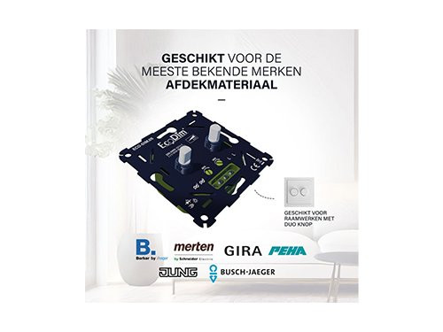 Foto van LED dimmer DUO 2-100W EcoDim fase afsnijding LED dimmer DUO 2-100W EcoDim fase afsnijding