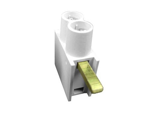 Foto van Voedingsklem DTH dubbel 2x10mm hoog wit SEP Voedingsklem DTH dubbel 2x10mm hoog wit SEP