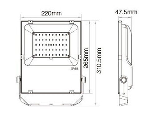 RGB-CCT LED Schijnwerper IP65 50W