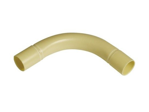 Bocht PVC 3/4 (19mm) creme per stuk