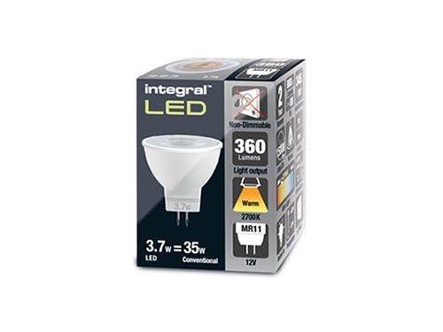 Integral LED spot MR11 GU4 12V 3,7-35W 2700K