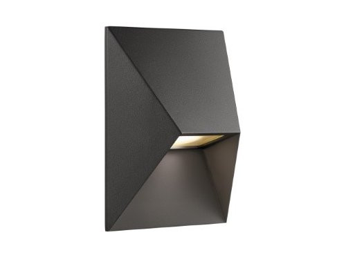 Foto van Wandlamp Pontio 15 1x GU10 zwart IP44 Wandlamp Pontio 15 1x GU10 zwart IP44