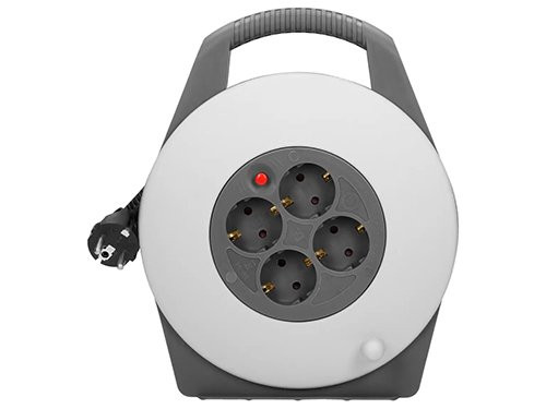 Kabelbox H05 3x1qmm grijs 10m