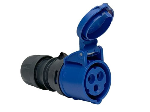 Foto van CEE 3P/16A/230V contra blauw CEE 3P/16A/230V contra blauw