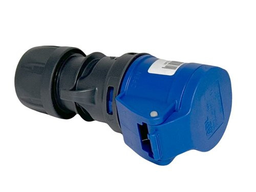 Foto van CEE 3P/16A/230V contra blauw CEE 3P/16A/230V contra blauw
