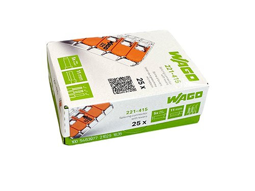 Foto van Lasklem hersluitbaar 5-voudig 0,2-4qmm doos(25) Lasklem hersluitbaar 5-voudig 0,2-4qmm doos(25)