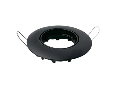 Inbouwspot 50mm verstelbaar zwart