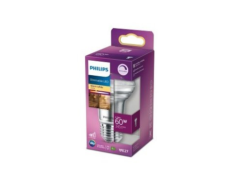 Philips LED spot R63 E27 4,5-60W 2700K dimbaar blister