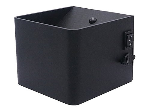 Foto van LED Wandlamp 6W oplaadbaar zwart 2700K IP44 + sensor LED Wandlamp 6W oplaadbaar zwart 2700K IP44 + sensor